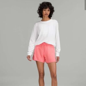 NWOT Lululemon All Yours Long Sleeve Tee White 6 Pima Cotton Crew Neck Shirt